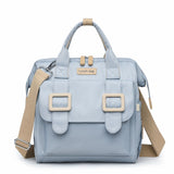 Blue Multifunctional Insulated Lunch Bag for Women - Waterproof, Lightweight, and Stylish for Picnics and Outings