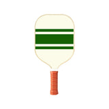 Style 3 White And Green T700 Carbon Fiber & Fiberglass Pickleball Paddle - Lightweight 220g with Anti-Slip TPU Grip for Training & Competition