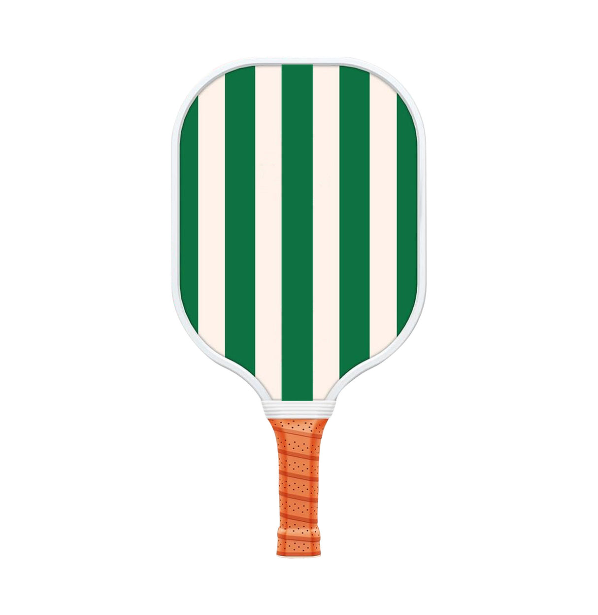 Style 4 White And Green T700 Carbon Fiber & Fiberglass Pickleball Paddle - Lightweight 220g with Anti-Slip TPU Grip for Training & Competition