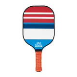 Style 1 Colorful Geometric Patterns Fiberglass Pickleball Paddle - Lightweight 220g with Anti-Slip TPU Grip for Outdoor Sports