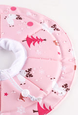 2 Pcs Size M Pink Comfortable Pet Recovery Collar | Waterproof Anti-Lick Collar for Cats & Dogs - 45-Degree Angle