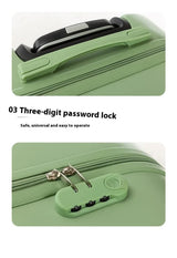Khaki Compact 18-Inch Carry-On Suitcase | Lightweight ABS Hardside Spinner Luggage - Extra Image