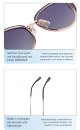 Pink Frame Chic Cat Eye Polarized Sunglasses for Women - Lightweight UV Protection Fashion Eyewear