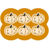 Style 8 Yellow Pumpkin Pattern Absorbent Diatomaceous Earth Pet Feeding Mat - Non-Slip & Quick Dry Placemat (50x80cm)