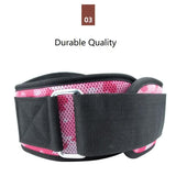 Size XS Pink Camouflage Camo Weightlifting Belt - EVA Nylon Gym Belt for Squats, Deadlifts & Lumbar Support - Extra Image