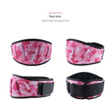 Size XL Pink Camouflage Camo Weightlifting Belt - EVA Nylon Gym Belt for Squats, Deadlifts & Lumbar Support - Extra Image
