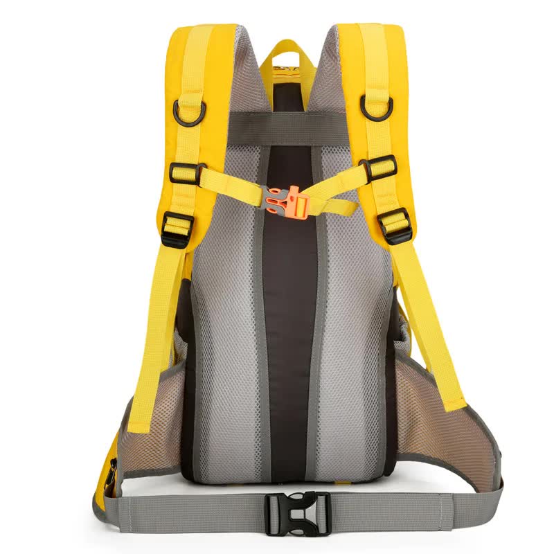 Grey Lightweight 30L Hiking Backpack - Water-Resistant Outdoor Daypack for Trekking & Travel