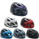 Dark Blue And Black Gradient Lightweight Adult Bicycle Helmet - Adjustable Fit Road & Mountain Bike Safety Headgear (57-62cm) - Front View