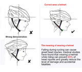 Dark Blue And Black Gradient Lightweight Adult Bicycle Helmet - Adjustable Fit Road & Mountain Bike Safety Headgear (57-62cm) - 45-Degree Angle