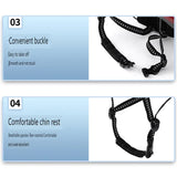 Black Lightweight Adult Bicycle Helmet - Adjustable Fit Road & Mountain Bike Safety Headgear (57-62cm) - Close-Up Angle