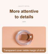 Dark Blue 316 Stainless Steel Rechargeable Electric Self-Stirring Mug - 420ml Automatic Mixing Cup with Magnetic Rotor - Extra Image