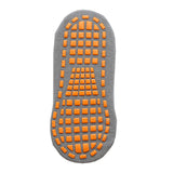 Ten Pairs Of Grey Kids Non-Slip Trampoline Socks for Playground Early Education and Yoga Unisex Anti-Skid Floor Socks for 1-5 Years