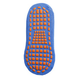 Ten Pairs Of Blue Kids Non-Slip Trampoline Socks for Playground Early Education and Yoga Unisex Anti-Skid Floor Socks for 1-5 Years