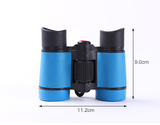 Black 2-Pack 4x30 Kids Binoculars Set - Lightweight & Durable for Young Explorers - Top-Down View