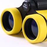 Yellow 2-Pack 4x30 Kids Binoculars Set - Lightweight & Durable for Young Explorers - Front View