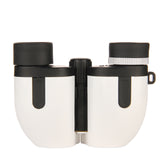 Black 10x22 Compact Binoculars - High-Magnification Multi-Color Portable Telescope for Hiking, Travel & Concerts - Side View