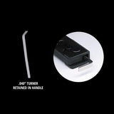 Grav Pick Lock Picking Tool Set - 2-Piece Lightweight Gravity Pick for Locksmith Training - Side View