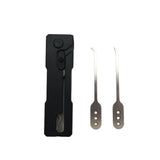 Grav Pick Lock Picking Tool Set - 2-Piece Lightweight Gravity Pick for Locksmith Training - 45-Degree Angle