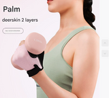 M Black Men's Summer Cycling Gloves - Breathable Half-Finger Non-Slip Fitness Training Gloves for Weightlifting - Side View