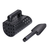 Durable Beach Sand Scoop for Metal Detecting - Lightweight Sifting Tool for Adults and Kids - Side View