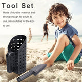 Durable Beach Sand Scoop for Metal Detecting - Lightweight Sifting Tool for Adults and Kids - Top-Down View