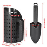 Durable Beach Sand Scoop for Metal Detecting - Lightweight Sifting Tool for Adults and Kids - Rear View