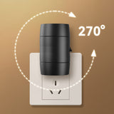 Adjustable Brightness Plug-In Night Light - Rotatable Motion Sensor Light for Hallway, Living Room, and Bedroom - Side View