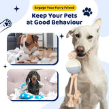 Durable Knot Rope and Ball Dog Toy - Interactive Chew and Tug Play for Pets