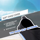L Blue Adult Professional TPR Swim Fins - Rubber Snorkeling Flippers for Diving and Free Swimming - Front View