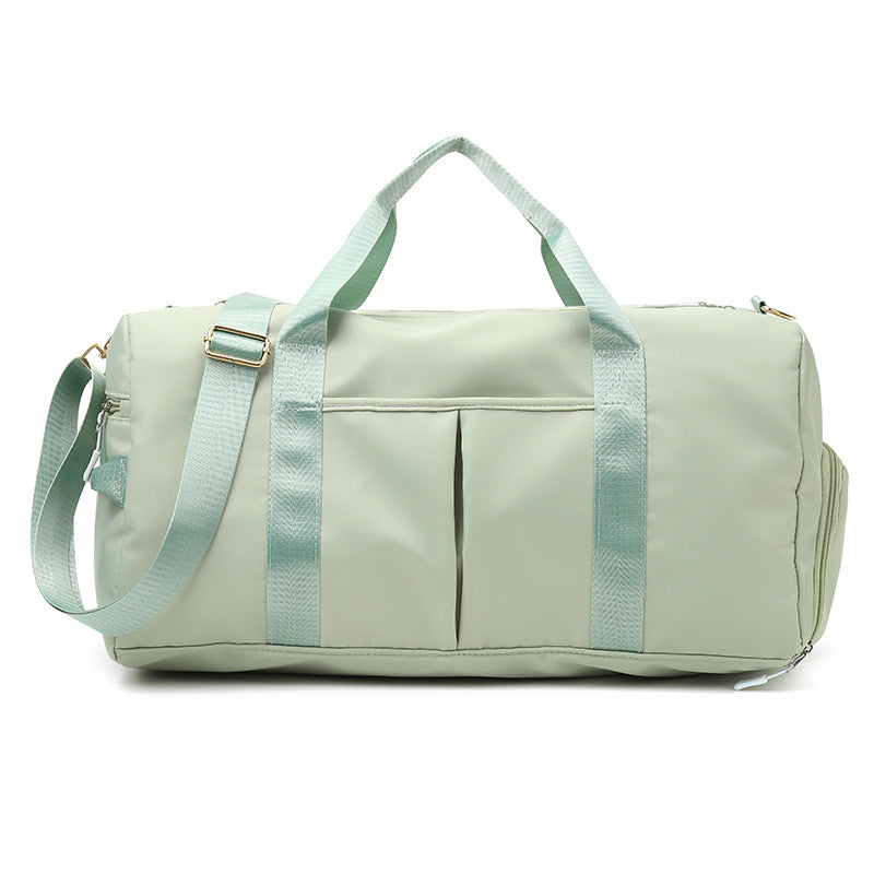 Green Dry Wet Separation Gym Bag - Women's Large Capacity - Training & Travel