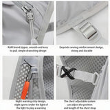 Black Cycling Running Hiking Backpack - Breathable Hydration Pack with Vest Design for Biking, Marathon & Outdoor Sports - Top-Down View