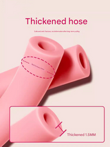 2PCS Pink 15 Pounds Back Stretching Resistance Band - 20x15x5cm Shoulder & Back Trainer with 8-Shaped Pull Rope for Home Workout - Front View