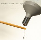 Grey Adjustable Height Pet Water Dispenser - Free Standing or Hanging - No More Bending! - Top-Down View