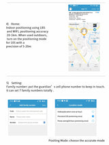 Blue Real-Time Pet GPS Tracker Locator - Magnetic Charging, Multi-Mode Positioning for Dogs & Cats - Rear View