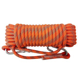 Orange Polyester (for home use) Without Wire Core Heavy Duty Adjustable Clothesline Set (2 Pack) - 10m Steel Wire Core Nylon Rope with Hooks for
