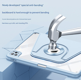 Black 360 Rotating Protective Case for iPad Air 5/4 & Pro 11 (2018-2022) with Pencil Holder - Front View