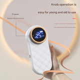 White Portable Mini Electric Nail Drill Pen - Manicure Pedicure Polishing & Shaping Tool - Front View