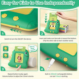 Little Pink Dinosaur [112 cards] Bilingual Early Learning Flash Card Reader - Interactive Audio Toy for Toddlers - Side View