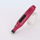 Long Grinding Needles (7-in-1) Electric Nail Drill Kit - USB Manicure Pedicure Polishing & Shaping Tool Set - Front View