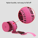 Pink Zebra Pro Grade 5m Boxing Hand Wraps - Printed Elastic Bandages for Training & Combat Sports (1 Pair) - Front View