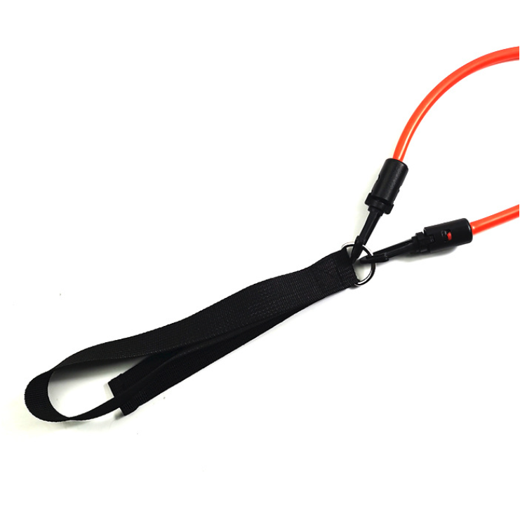 Blue Flippers [Training Stroke] [50lbs] Swim Resistance Band Trainer - Dry-Land Arm Strength & Stroke Exercise Cords