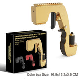 Gold Party Atmosphere Setting Tools Party Atmosphere Props - Novelty Beer Bottle Ejector & Stopper - Side View