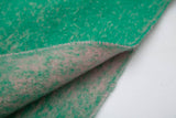 Orange Plush Gradient Winter Scarf Shawl - Thick Textured Circle Yarn with Chunky Tassels - 185cm x 40cm