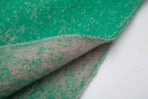 Blue Plush Gradient Winter Scarf Shawl - Thick Textured Circle Yarn with Chunky Tassels - 185cm x 40cm