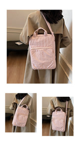 Chic pink Laptop Backpack for Women - Lightweight and Spacious - Front View