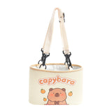Adorable Capybara Car Trash Holder - Keeps Your Car Tidy - Front View