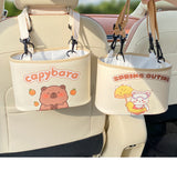 Adorable Swimming ring bear Car Trash Holder - Keeps Your Car Tidy - Front View