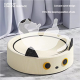 Cute White and Pink Chibi Maruko-chan Cat Scratching Post and Lounger - 41cm Cat Scratch-Proof Basin - Front View