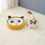 Adorable Blue Cinnamon Dog Scratching Post and Lounger - 41cm Cat Scratch Proof Basin - Side View