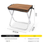 Outdoor Ultralight Folding Camping Chair - Brown